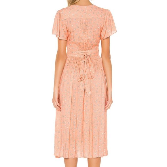 AUGUSTE THE LABEL Jasmine Floral Tie Back Midi Dress - Picture 6 of 14